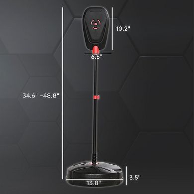 Qaba Kids Punching Bag with Stand & Boxing Gloves for Boys & Girls