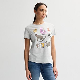 Disney's The Aristocats Women's Short Sleeve Graphic Tee