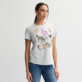 Disney's The Aristocats Women's Short Sleeve Graphic Tee
