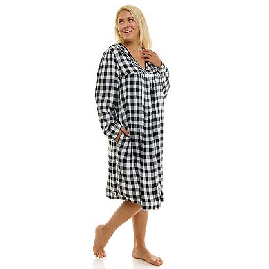 Plus Size Croft & Barrow® Long Sleeve Sleep Gown