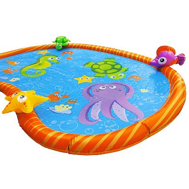 Banzai Jr. 58" Sprinkle Friends Outdoor Water Play Mat