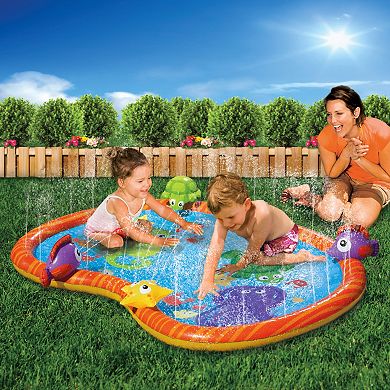 Banzai Jr. 58" Sprinkle Friends Outdoor Water Play Mat