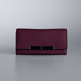 Simply Vera Vera Wang Lin Bar Flap Wallet