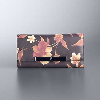 Simply Vera Vera Wang Lin Bar Flap Wallet