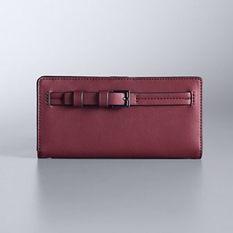 Simply Vera Vera Wang Neem Belted Wallet