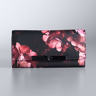 Simply Vera Vera Wang Floral Flap Wallet