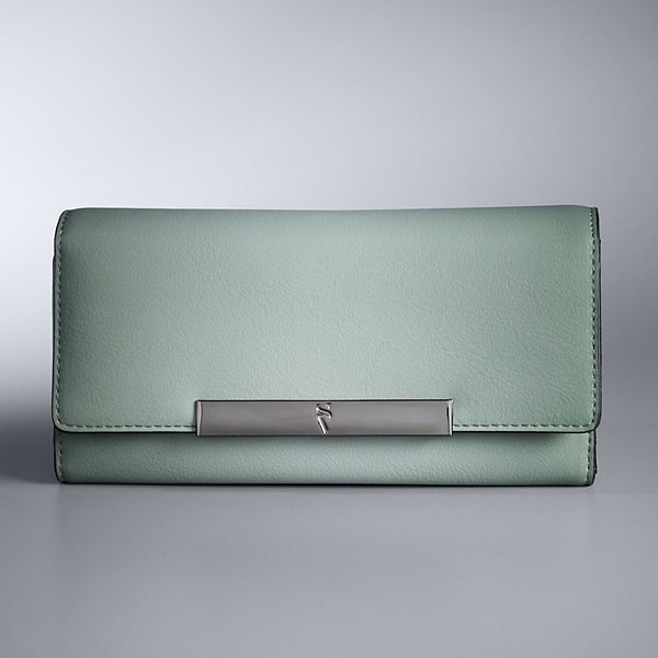Simply Vera Vera Wang Lin Bar Flap Wallet