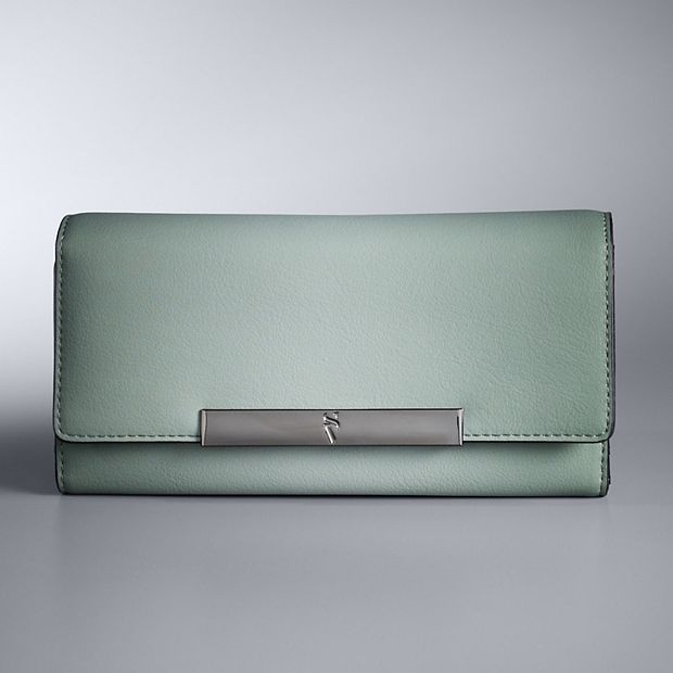 Simply Vera Vera Wang Lin Bar Flap Wallet