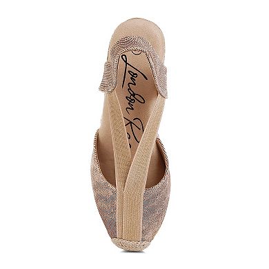 London Rag Port Side Women's Espadrille Wedge Sandals