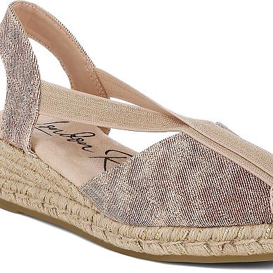 London Rag Port Side Women's Espadrille Wedge Sandals