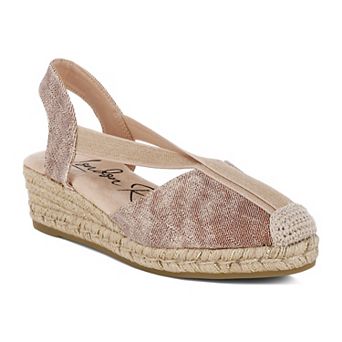 London Rag Port Side Women's Espadrille Wedge Sandals