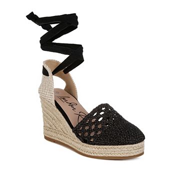 London Rag Sea Breeze Women's Espadrille Wedge Sandals