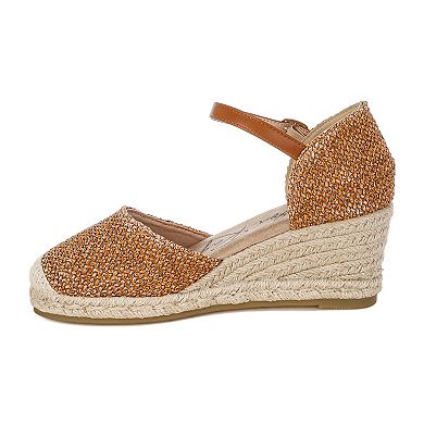 London Rag Kalista Women's Espadrille Wedge Sandals