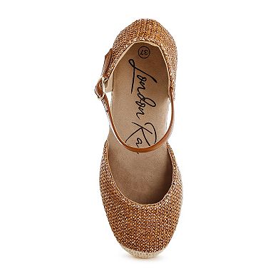 London Rag Kalista Women's Espadrille Wedge Sandals