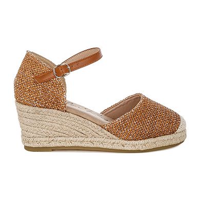 London Rag Kalista Women's Espadrille Wedge Sandals