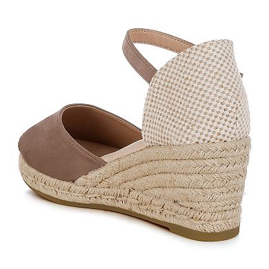 London Rag Paryor Women's Espadrille Wedge Sandals