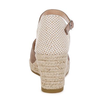 London Rag Paryor Women's Espadrille Wedge Sandals
