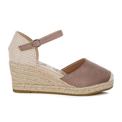 London Rag Paryor Women's Espadrille Wedge Sandals