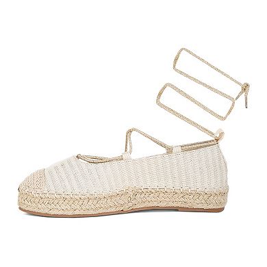 London Rag Oplin Women's Espadrille Shoes
