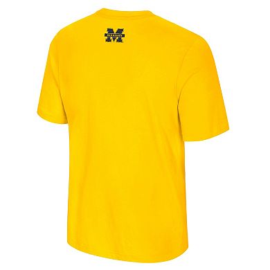 Men's Michigan Wolverines Bar Linear Graphic Tee