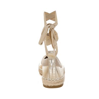 London Rag Ortage Women's Slip-On Espadrille Sandals