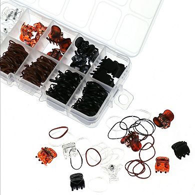 Emberly Assorted Elastic Pony Holders Storage Box