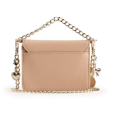 LC Lauren Conrad Flap Chain Wallet & Charms Gift Set