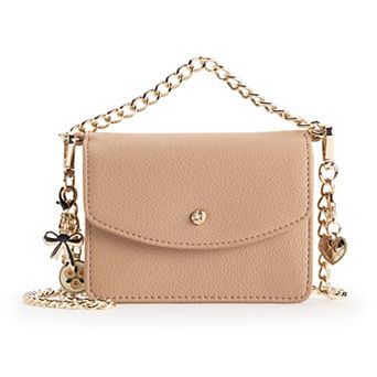 LC Lauren Conrad Flap Chain Wallet & Charms Gift Set