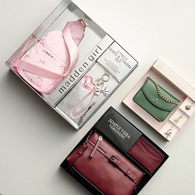 LC Lauren Conrad Flap Chain Wallet & Charms Gift Set
