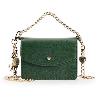 LC Lauren Conrad Flap Chain Wallet & Charms Gift Set