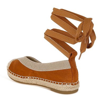 London Rag Yalva Women's Slip-On Espadrille Sandals