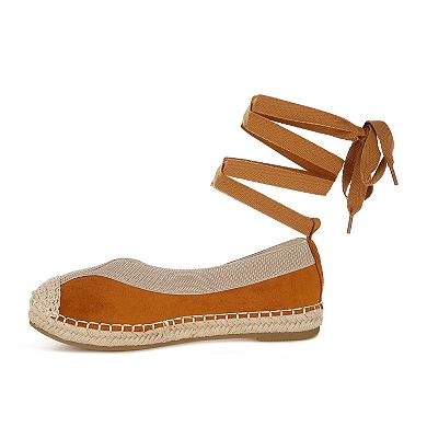 London Rag Yalva Women's Slip-On Espadrille Sandals