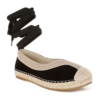 London Rag Yalva Women's Slip-On Espadrille Sandals