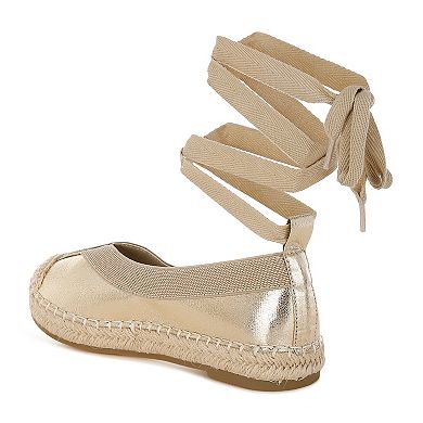 London Rag Zayal Women's Slip-On Espadrille Sandals