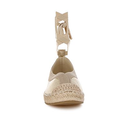 London Rag Zayal Women's Slip-On Espadrille Sandals