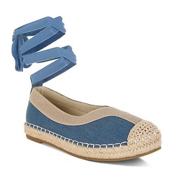 London Rag Nalya Women's Slip-On Espadrille Sandals