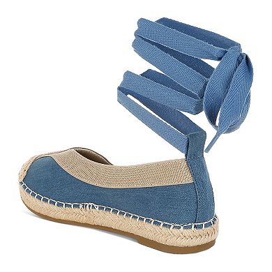 London Rag Nalya Women's Slip-On Espadrille Sandals