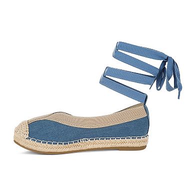 London Rag Nalya Women's Slip-On Espadrille Sandals