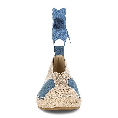 London Rag Nalya Women's Slip-On Espadrille Sandals