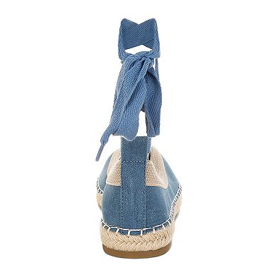 London Rag Nalya Women's Slip-On Espadrille Sandals