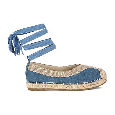 London Rag Nalya Women's Slip-On Espadrille Sandals