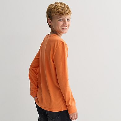 Boys 8-20 Sonoma Goods For Life® Everyday Long Sleeve Graphic Tee in Regular & Husky