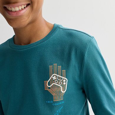 Boys 8-20 Sonoma Goods For Life® Everyday Long Sleeve Graphic Tee in Regular & Husky