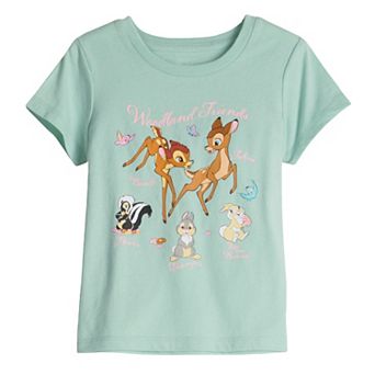 Disney's Bambi Woodland Friends Baby & Toddler Girl Graphic Tee