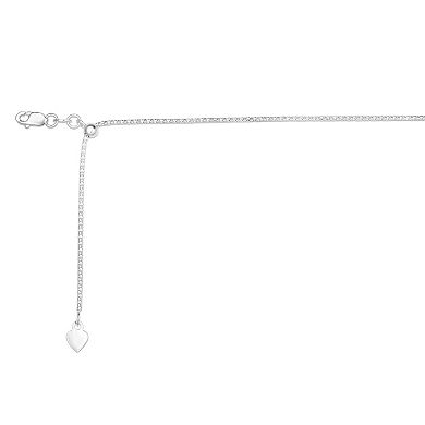 14k Adj Popcorn Chain Necklace