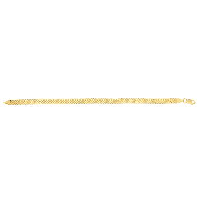 14k 4-Row Bismark Bracelet