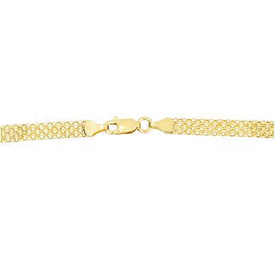 14k 4-Row Bismark Bracelet