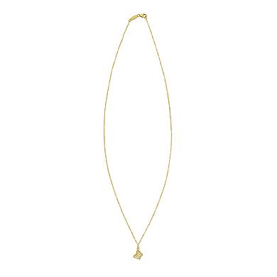 Karat Rush 14k Gold Diamond Accent Butterfly Necklace