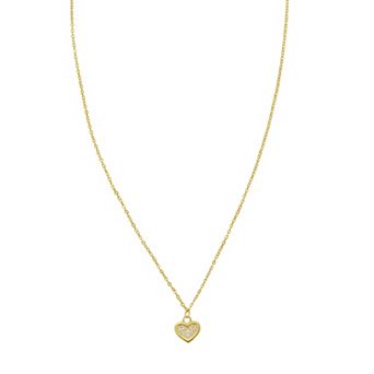 Karat Rush 14k Gold Diamond Accent Heart Pendant Necklace
