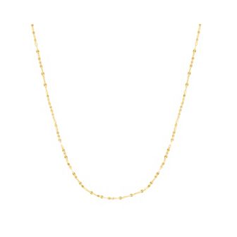 Karat Rush 14k Gold Mirror Rolo Chain Necklace